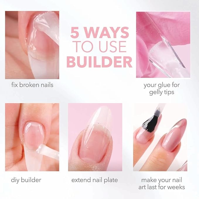KIARA SKY Builder Gel 0.5 fl oz | Gelly Tips Soak Off