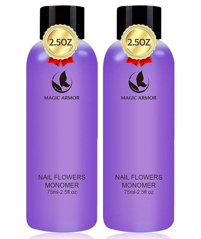 Acrylic Liquid Monomer - 150ml Professional Acrylic Monomer for Nail System Kit, Quick-Dry for Nail Extensions