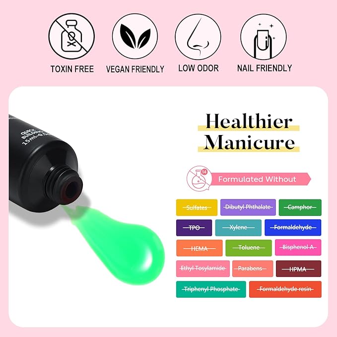 AIMEILI Poly Nail Extension Gel Green Builder Nail Gel Hema Free Poly Nail Enhancement Nail Art Design DIY Salon Nail At Home Gift for Women Nail Gel - 046