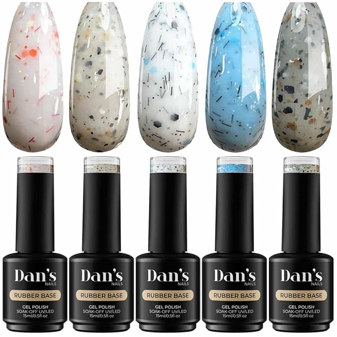 Dan's Nails Rubber Base Gel Polish Coat (Blink Fest Collection)