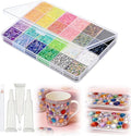 Colorful DIY Resin Rhinestone Kit, 2026 New Resin Jelly Rhinestones for Bedazzling, Multicolor 3mm Flatback Gems Rhinestones Kit, Bedazzling Bedazzed Kit for Diamond Nail Art (24000 PCS)