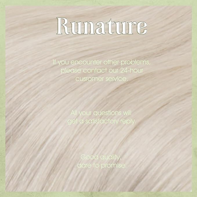 RUNATURE Platinum Blonde Micro Link Hair Extensions Human Hair 16 Inch Micro Bead Hair Extensions Real Human Hair Blonde Hair Extension Remy Natural Hair Long Lasting No Shedding 50g 50s