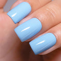 Gel Polish, 0.5 Fl Oz Light Blue Gel Nail Polish Spring Summer Soak off LED UV Gel Nail Polish Art Starter Manicure Salon DIY Nail Gel Polish