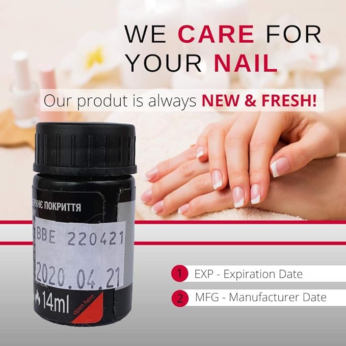 Professional Rubber Top & Base Gel Set By Kodi | 14ml 0.49 oz | Soak Off, Polish Fingernails Coat Kit | For Long Lasting Nails Layer | Easy To Use, Non-Toxic & Scentless | Cure Under LED Or UV Lamp