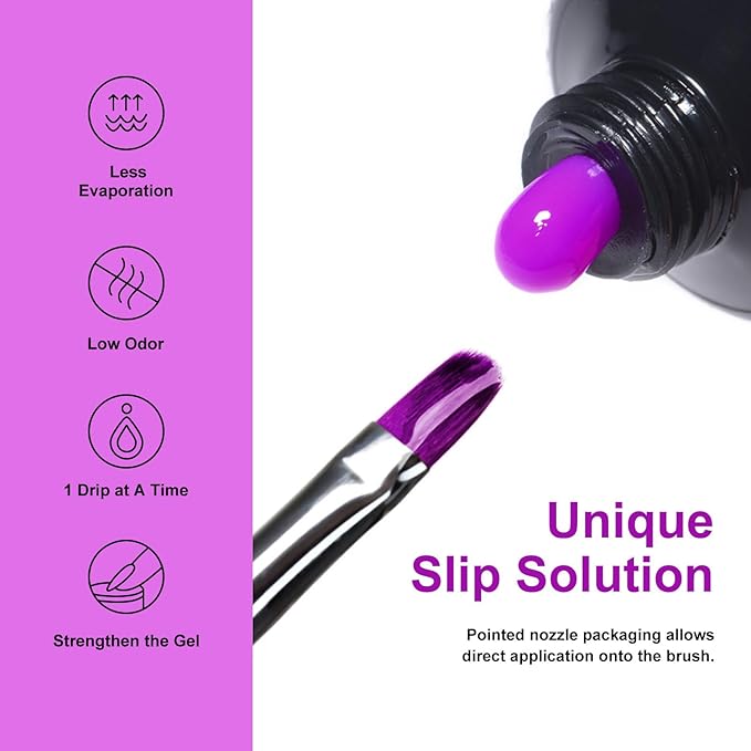MTSSII 15Pcs Gel Nail Polish Set 6 Colors Gel Polish + 3Pcs Poly Gel Set Blue Purple Green Poly Nail Gel Set with Base Top Coat, Dual-Ended Brush Nail Art Salon DIY at Home