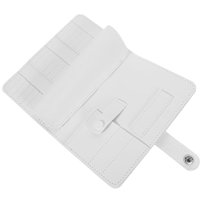 37holes Nail Drill Bit Storage Organizer Bag for Manicure Tools Durable Easy to Clean Compact Design for Travel Versatile Storage for Nail Beauty Accessories