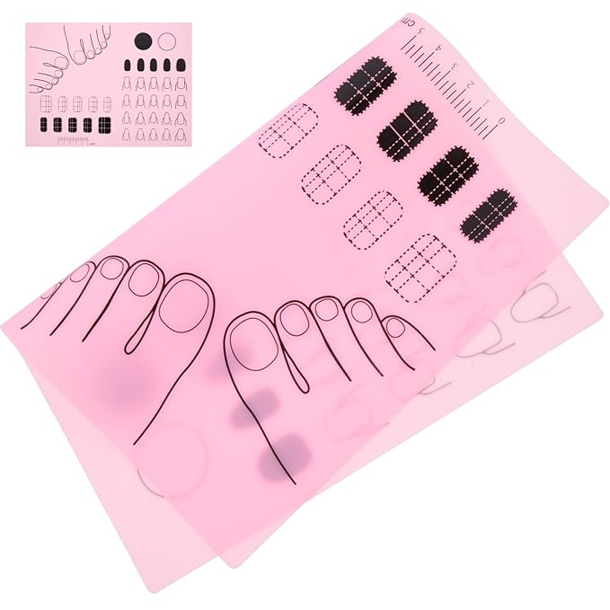 Nail Art Stamping Mat Workspace Stamping Plate Nail Polish Coloring Practice Pad Manicure Tools Nail Sticker Guide Transfer Table