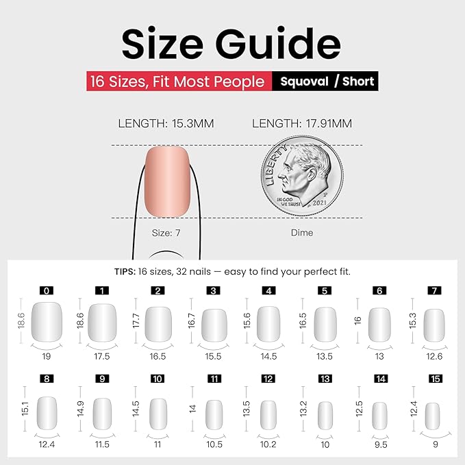 CurvLife Soft Gel Press On Nails Square, Long-Lasting 30Pcs Reusable Stick On Fake Nails Kit with Glue Tabs, Glossy Salon-Style Manicure for Women Teens Beginners, At-Home (Blue Flutter)