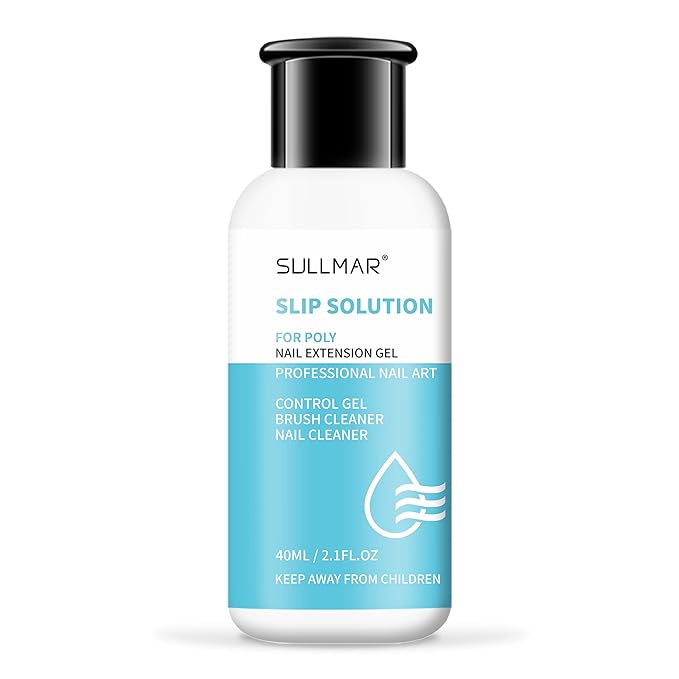 Slip Solution Liquid Poly Nail Gel Slip Solution for Poly Nail Gel Nails Slip Solution 1.35FL.OZ