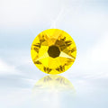 Novani Citrine/Lemon Yellow Rhinestones 1440pcs Flat Back Round Rhinestone Style 2088 Sparkly Crystal Gemstones for Nail Art and Crafting SS16,3.8-4.0mm