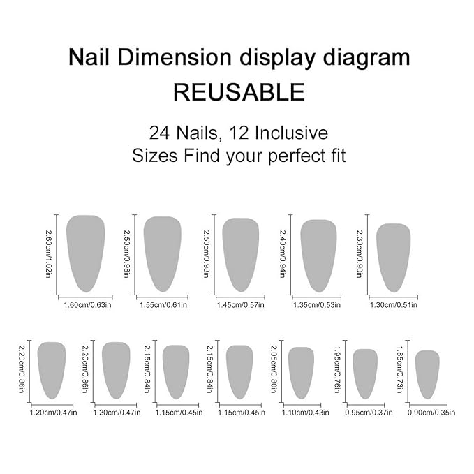 24 Pcs Easter Press on Nails Glossy Purple False Nails Medium Almond Fake Nail Spring Artificial Acrylic Nails with White Bunny & Flower Design Full Cover Stick on Nail for Women Manicure DIY