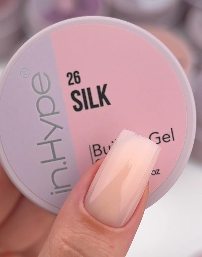 IN.HYPE UV/LED Camouflage Hard/Builder Gel for Nail Extension/Strengthening/Overlays (Silk)