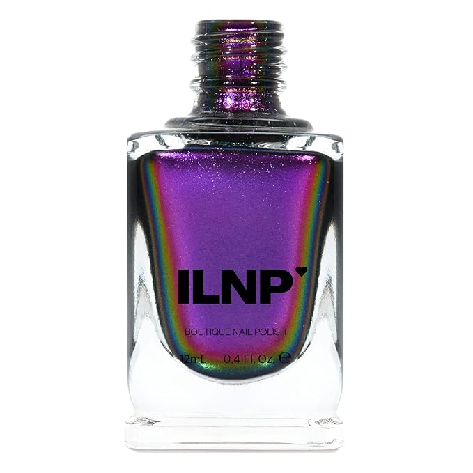 ILNP Tilted - Purple, Magenta, Orange, Green Color Shifting Ultra Chrome Nail Polish