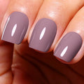 Gel Nail Polish, 0.5 Fl Oz Grayish Pink Gel Polish Autumn Winter Nude Art DIY Starter Manicure Salon Soak Off LED UV