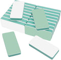 CGBE Nail Buffer and Shine Kit, 20pcs Nail Shine Buffer Blocks for Natural Acrylic Nails Polisher Fingernail Buffer Buffing File 1000/4000 Grit - Green