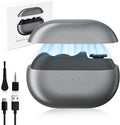 Electric Nail Clippers for Seniors,Smart Nail Clippers 2026 New 3 in 1 Electric Toenail Clipper with Polishing and LED Light,Smart Toenail Clipper 2 Adjustable Speeds for Adults,Baby (Grey)