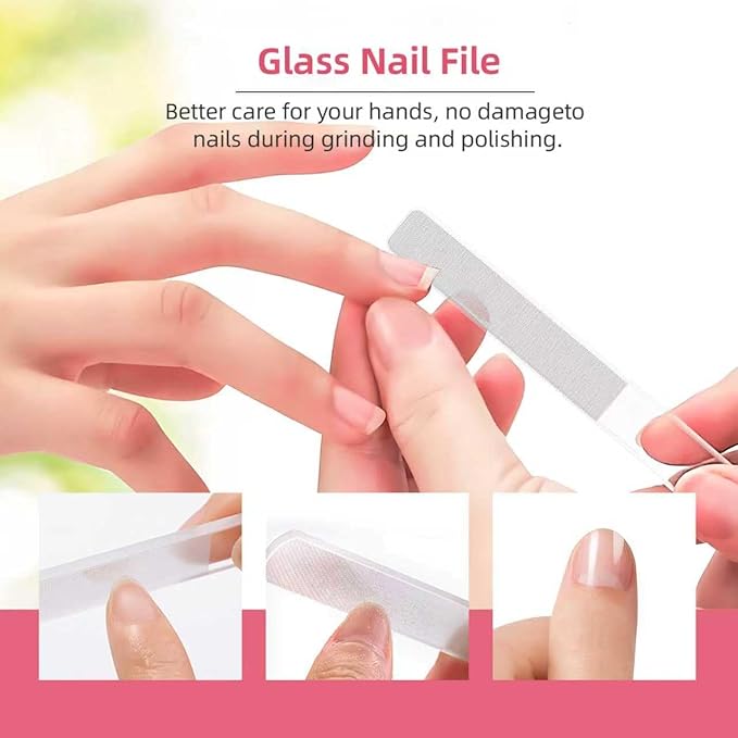 10 in 1 Manicure kit for Women Professional Pink Nail kit, Nail Care kit and Personal Toe Nail Clippers, Complete Manicure Set Women with Travel Beauty Tools Convenience Set