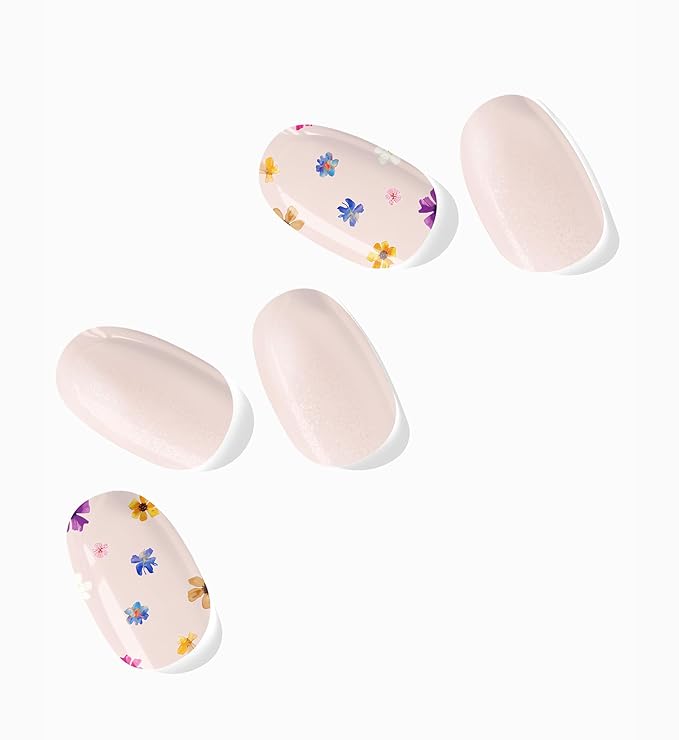 Semi Cured Gel Nail Strips (Wildflower)