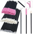 300 Pack Disposable Spoolies Brushes Sets Mascara Wand Lip Brushes Cotton Swab for Eyebrow Eyelash Extension Tattoo Lipstick Applicator