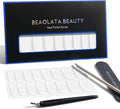 Nail Polish Strips, 32PCS Salon Quality Wraps, Long Lasting Gel Nail Stickers for Women Easy Apply& Remove (Milky Sheer Clear)