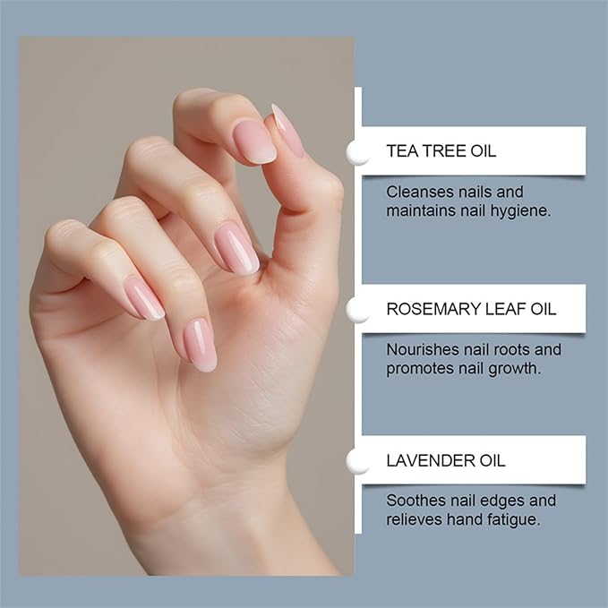 Nail Care Pro - Nail Strengthening Repair Serum contains sweet almond oil, tea tree oil, jojoba oil.It's suitable for thin and damaged nails. (1pc)