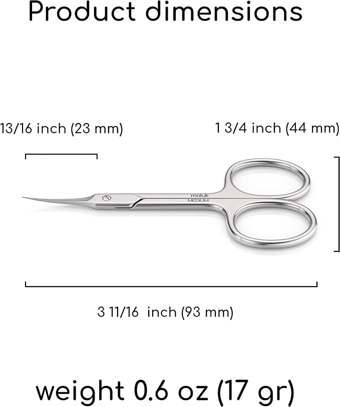 Professional Cuticle Scissors Maluk Medium