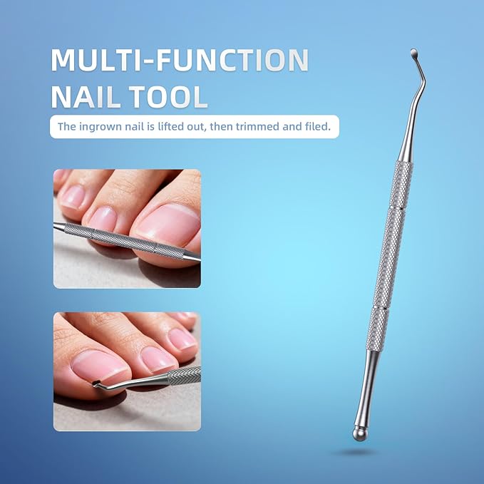 Nail Clippers for Thick & Ingrown Toenails - Sharp Curved Blade & Non-Slip Handle -Toenail Clippers for Men, Women, and Seniors - Professional Heavy-Duty Pedicure Tool Gift