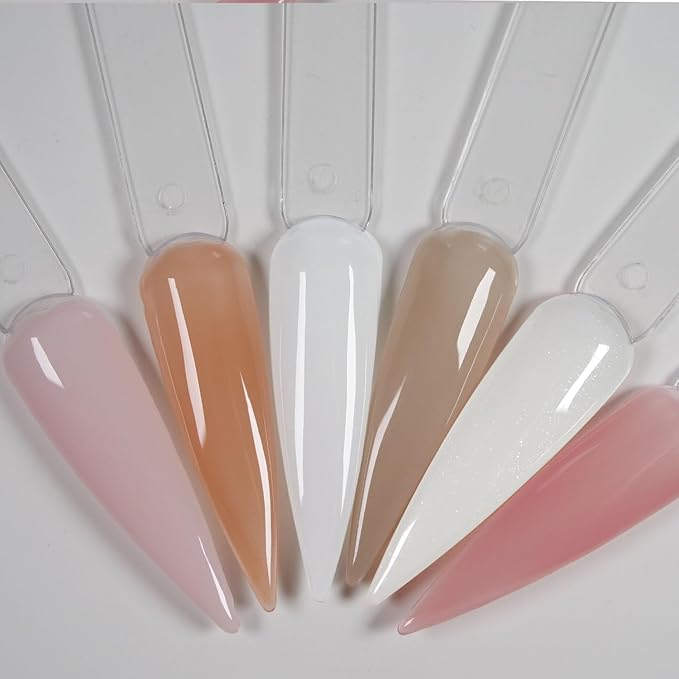 Glow in the dark Gel Nail Polish Colors Set Jelly Pink Milky White for french nail art design (GP011)