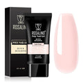 ROSALIND Pink Poly Nail Gel, 2 oz Nude Poly Extension Gel for Nail Natural Builder Pink Gel,Poly Extension Long-Lasting Enhancement