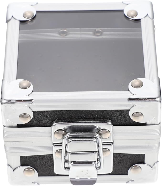 Angoily Professional Acrylic Nail Drill Bit Storage Box Polishing Organizer for Manicure Tools Display Case for Salon and Home Use Stylish and Functional Design