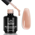 Beetles Builder Gel-Caramel Nude 0.5 oz 8 in 1 Nail Strengthening Apex Building Extension for Beginner DIY Salon at Home,Nude Builder for Winter Nails,UV & LED Lamp Needed