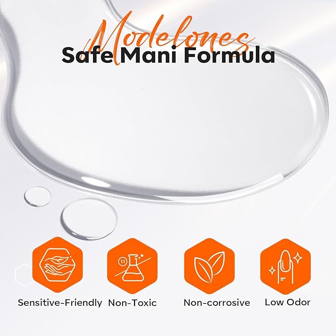 modelones Gel Top Coat Base Coat and White Gel Nail Polish 3 Pcs No Wipe Spring Gel Polish Set, Soak Off Nail Lamp Acid Free No Wipe Clear Base Top Gel Nail Polish Art Manicure Gifts for Women