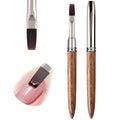 Extended Acrylic Nail Builder Brush for Acrylic-18mm Length for Perfect Apex Control/Salon Grade
