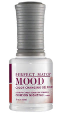 LeChat Perfect Match Mood Gel Polish, Crimson Nightfall, 0.500 Ounce (MPMG18)