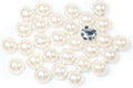200Pcs Pearl Sew on Rhinestones for Crafting,10mm Claw Pearl Embellished Rhinestoness for DIY,Half Round Pearls for for Crafting Jewelry Handicrafts Clothes Bag Shoes-White(Silver Claw)