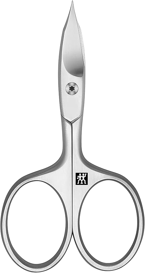 ZWILLING Manicure Set (5 piece, aluminum case for nail care and pedicure, velvet inlay with compact nail clipper), Premium, Black