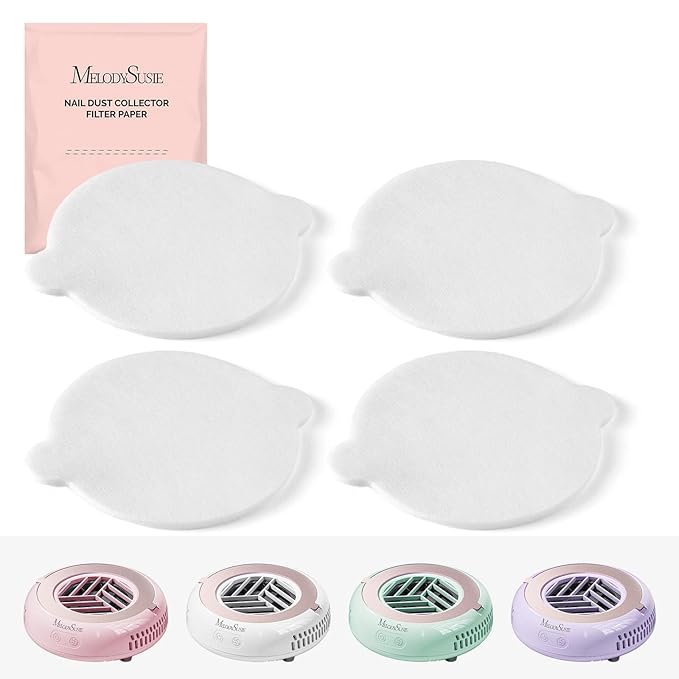 MelodySusie 120Pcs Disposable Filter Papers for HProA Nail Dust Collector