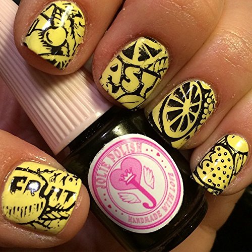 PUEEN Nail Art Stamp Collection Set 24B-L STAMPING BUFFET - LEISURE - NEW Set of 24 All You Can Stamp Full Size Stamping Image Plates Manicure DIY (Infinite Images With Your Creativity) Now with