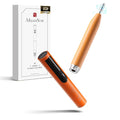 MelodySusie PocketNail Pen-Shaped Cordless Modular Nail Drill, Extended Kit, PC100GR 20000RPM Slim Portable Rechargeable Electric File for Nail Care & Gel Removal at Home for Beginners, Party Peach