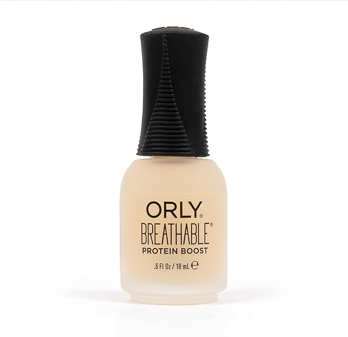 ORLY Breathable Protein Boost for Stronger Nails | Reduce Breakage and Prevent Splitting | 0.6 fl oz