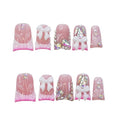 10pcs Handmade Press on Nails Medium Duck Curve Shape – 3D Floral Mushroom Jelly Shell Bow Cherry Chrome Bling Thick Reusable Fake Nails,Boho Y2K Aesthetic Accessories (pink, M)
