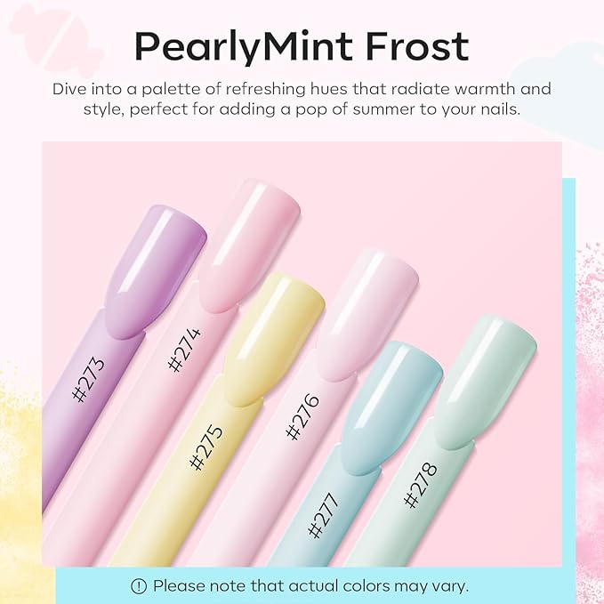 Modelones Pink Acrylic Powder 6 Colors Acrylic Nail Powder Kit Pastel Yellow Blue Purple Macaron Spring Nail Acrylic Cover Powder for Nail Art Extension No Nail Lamp Needed