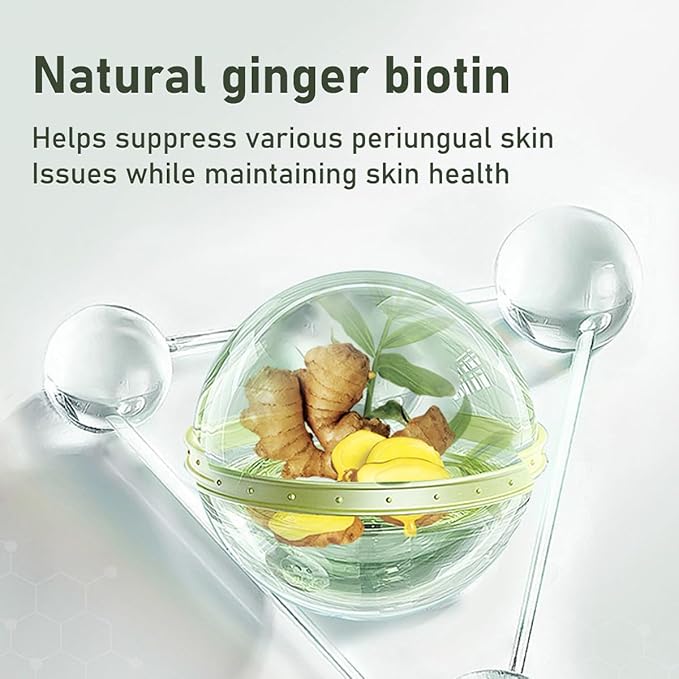 2PCS Ginger Nail Serum Solution, Ginger Cuticle Care Oil for Nails