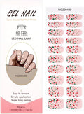 Nail Art Stickers 3D Self- Adhesive Pegatinas Uñas White Retro Flower Nail Decals Butterfly Nail Supplies Nail Art Design Decoration Accessories for Women Girls