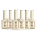 GAOY Gel Top Coat, Builder Gel and Base Coat Set, 6 Pcs 16ml Clear Glossy No Wipe Combination for Long Lasting UV Light Cure Nail Art DIY