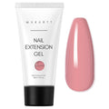 Makartt Hema-Free Poly Nail Gel 50ML Builder for Extension Strengthener 3D Diy, Resistent Hard Gel, Large Capacity Manicure Design Home Salon-Mauve Pink