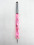 Premium Kolinsky French Brush (Size 8 with Dotting Tool, Acrylic Handle)