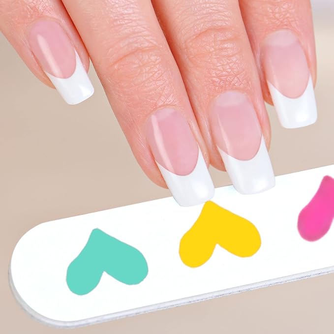 Mini Nail File Set - Professional Manicure Kit for Natural and Artificial Nails - Emery Board Files