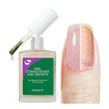 Nail Repair Strengthener for Home Care: Gelike EC 6 in 1 Natural Nail Protein Hardener Extra Strong and Growth - Long Lasting and Fast Dry Polish for Damaged Weak Split Treatment(Glitter Pink 15ml)