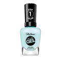 Sally Hansen Miracle Gel Salon Quality Nail Polish | Gel-Like Formula, Two-Step System, No UV Light Needed, Long Lasting | Opaque, Glossy | 668 Grand Cyan | Vibrant Blue Nail Polish